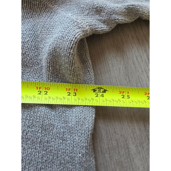 Eddie Bauer Gray Crewneck Sweater L Cotton Mens Pullover - Picture 5 of 5
